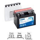 Exide ETZ14-BS ETZ14-BS motobaterie EXIDE AGM suchá, přednabitá 12V 11,2Ah 205A 150x87x110 LEVÁ