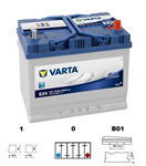 Varta 570412 Baterie VARTA BLUE dynamic Asia - 70Ah