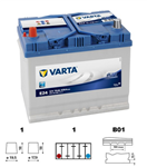 Varta 570413 Baterie VARTA BLUE dynamic Asia - 70Ah