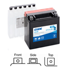 Exide ETX16-BS ETX16-BS motobaterie EXIDE AGM suchá, přednabitá 12V 14Ah 215A 150x87x161 LEVÁ