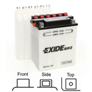 Exide EB14L-A2 EB14L-A2 motobaterie EXIDE suchá, přednabitá 12V 14Ah 145A 134x89x166 levý odvod plynu