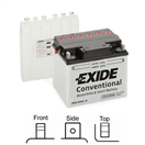 Exide E60-N30L-A E60-N30L-A Motobaterie Exide BIKE CONVENTIONAL - 30Ah