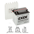 Exide E60-N24L-A E60-N24L-A motobaterie EXIDE suchá, přednabitá 12V 28Ah 280A 184x124x169 levý odvod plynu