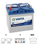 Varta 560411 Baterie VARTA BLUE dynamic Asia - 60Ah