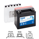 Exide ETX14L-BS ETX14L-BS Motobaterie Exide BIKE AGM - 12Ah
