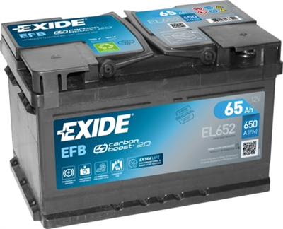 EL652 Autobaterie Exide EFB - 65Ah