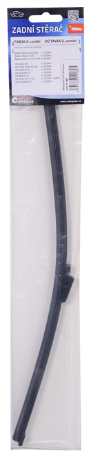 Compass 092-10180 COMPASS zadní stěrač FLAT 410mm FAB (08-), OCT2 (04-)