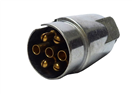 463-0104 Zástrčka na přívěs 7 pólová kovová, 58082