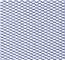 Heko 484-0302 Hliníková mřížka (Tahokov) rozměr 1000x250 mm, AL 08 modrý VO