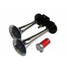 BAM 412-0205 Fanfára 2 trubky chrom, 200/150 mm, 24V, s kompresorem, 10505