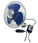 301-02022 Ventilátor 24V kovový chrom 6