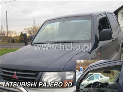 Ofuky oken Mitsubishi Pajero 1999-2006 (3 dveře)