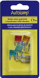 Autolamp A0051 Sada pojistek mini 5-30A 7ks (LED dioda)