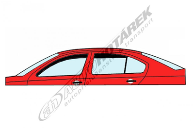 Ofuky oken BMW X6 2008-2014 (4 díly, E71)