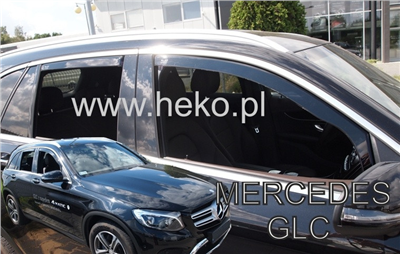 Ofuky oken Mercedes GLC-Class X253 2016-2022 (5 dveří, 4 díly)