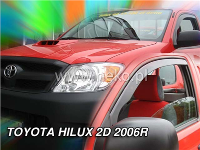 Ofuky oken Toyota Hilux 2004-2015 (2 dveře, 2 díly, přední)