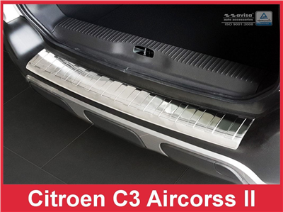 Ochranná lišta hrany kufru Citroen C3 Aircross 2017- (matná)