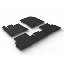 Gledring 0725 Gumové autokoberce Citroen Berlingo 2018- (oválné fixace, nesklopná sedačka spolujezdce)