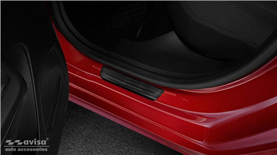 Prahové lišty Škoda Octavia III. 2013-2020 (tmavé, matné)