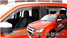 Heko D34007 Ofuky oken Isuzu D-Max 2020- (4 díly)