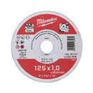 Milwaukee 4932451477 Řezný kotouč Contractor 125X1 - 1ks.