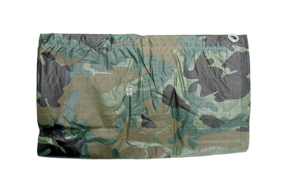 plachta 3 x 5 m , impregnovaná s oky, maskovací, 80g/m2