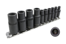 100-07944 hlavice nástrčné 1/4 - 3/8, magnetické, speciální pro upnutí závitníků, sada 10 dílů