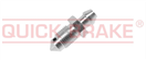 QUICK BRAKE 0039 Odvzdušňovací šroub M10x1, na brzdové vedení