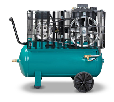 Pístový kompresor Airstar 401/50 E, 230 V, dvouválcový, nádrž 50 l, pojízdný