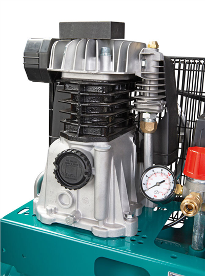 Pístový kompresor Airstar 401/50 E, 230 V, dvouválcový, nádrž 50 l, pojízdný