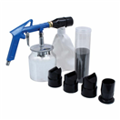 Satra S-SG6PS Pneumatická pískovací pistole, ruční pískovačka + abrazivo a sada trysek