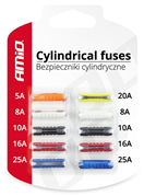 Amio 01137(MS22) Autopojistky 10ks blistr cylindrické