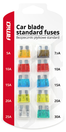 Amio 01138 Autopojistky 10ks blistr Standard