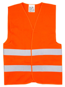 Amio 01735 Reflexní vesta XL oranžová s certifikátem AMiO-01735