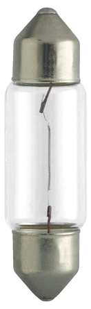 Amio 02557 Halogenová žárovky C10W Festoon 41mm 12V 10ks