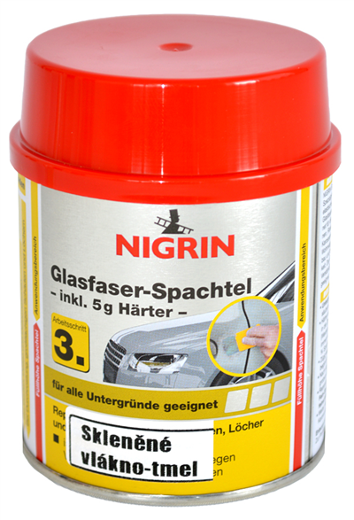 GLASFASER-SPACHTEL 250 g - tmel se skelným vláknem (245 g + vytvrzovač)