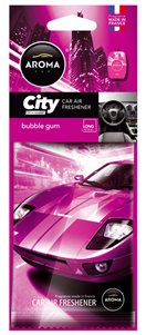 Aroma Car 92670 Osvěžovače vzduchu AROMA CAR CITY CARD BUBBLE GUM