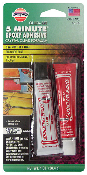 5 MINUTE EPOXY ADHESIVE 28,4 g - dvousložkové lepidlo crystal clear formula