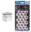 G21304(MS08) Sada krytek pro šrouby kol 19 mm - chromové