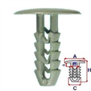 ROMIX 10052 Příchytka čalounění, šedá