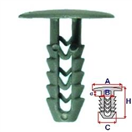 ROMIX 10054 Příchytka čalounění, šedá