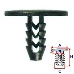 Příchytka čalounění