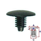 ROMIX 10131 Příchytka izolace motorového prostoru