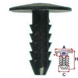 Příchytka čalounění