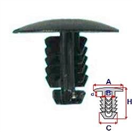 ROMIX 10180 Příchytka izolace motorového prostoru