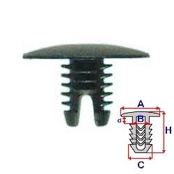 Příchytka čalounění