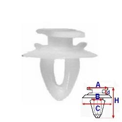 Příchytka čalounění