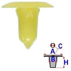 Příchytka čalounění