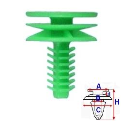 Příchytka čalounění