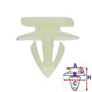 ROMIX 12056 Příchytka plastového prahu